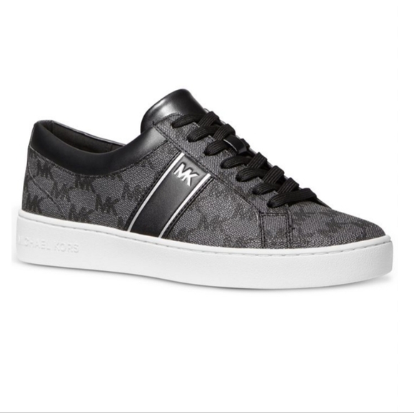 Michael Kors Juno Stripe Lace Up Sneakers - Picture 1 of 8